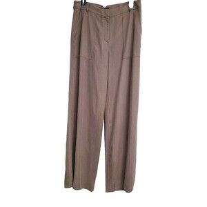 BCBG Maxazria Wide Leg Pants Tan/Brown Women's Size 08/32x34 VGUC